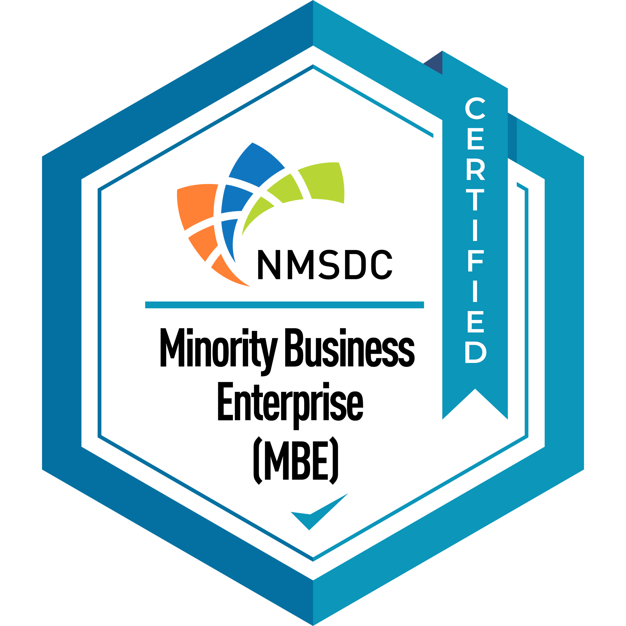Certified minority business logo